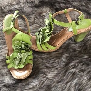 Born Leather Flower Sandals